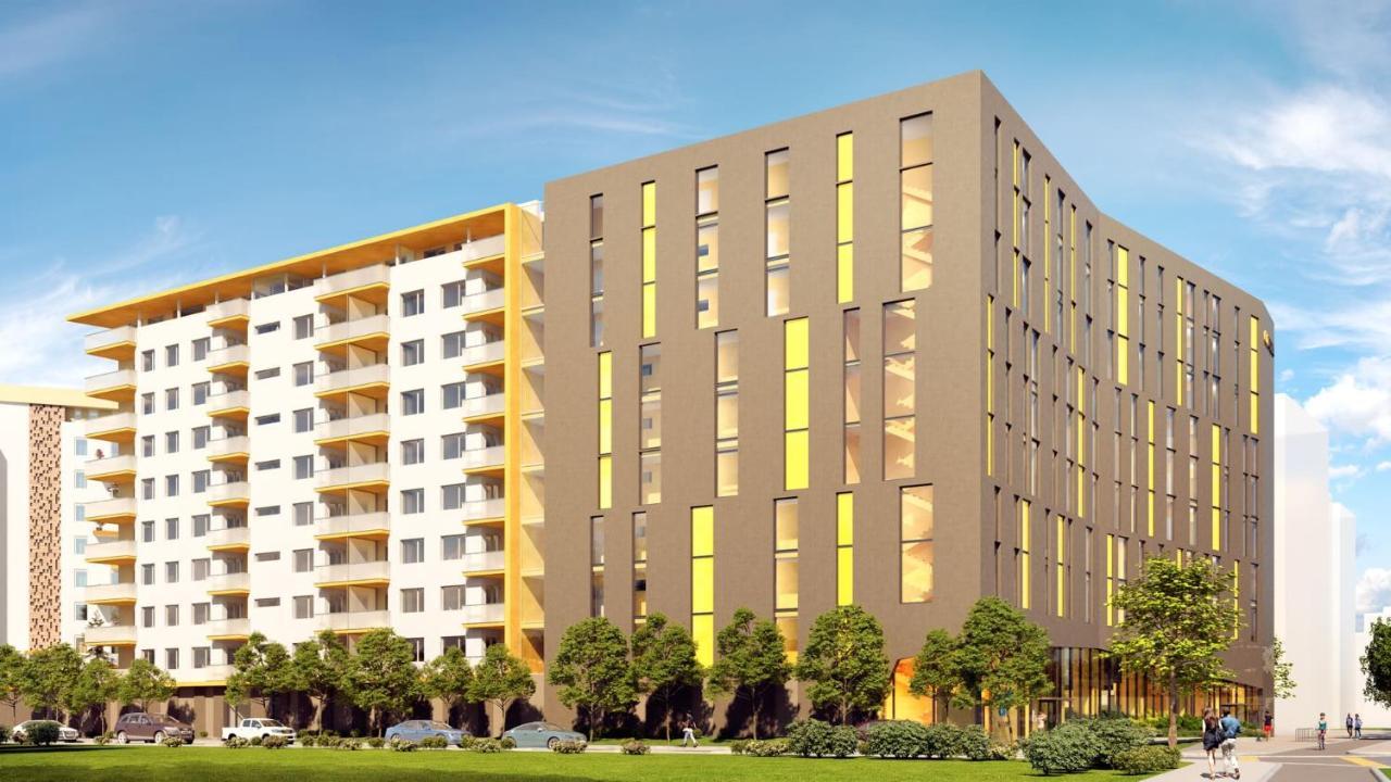 Penthouse Young #Freeparking Appartement Boedapest Buitenkant foto